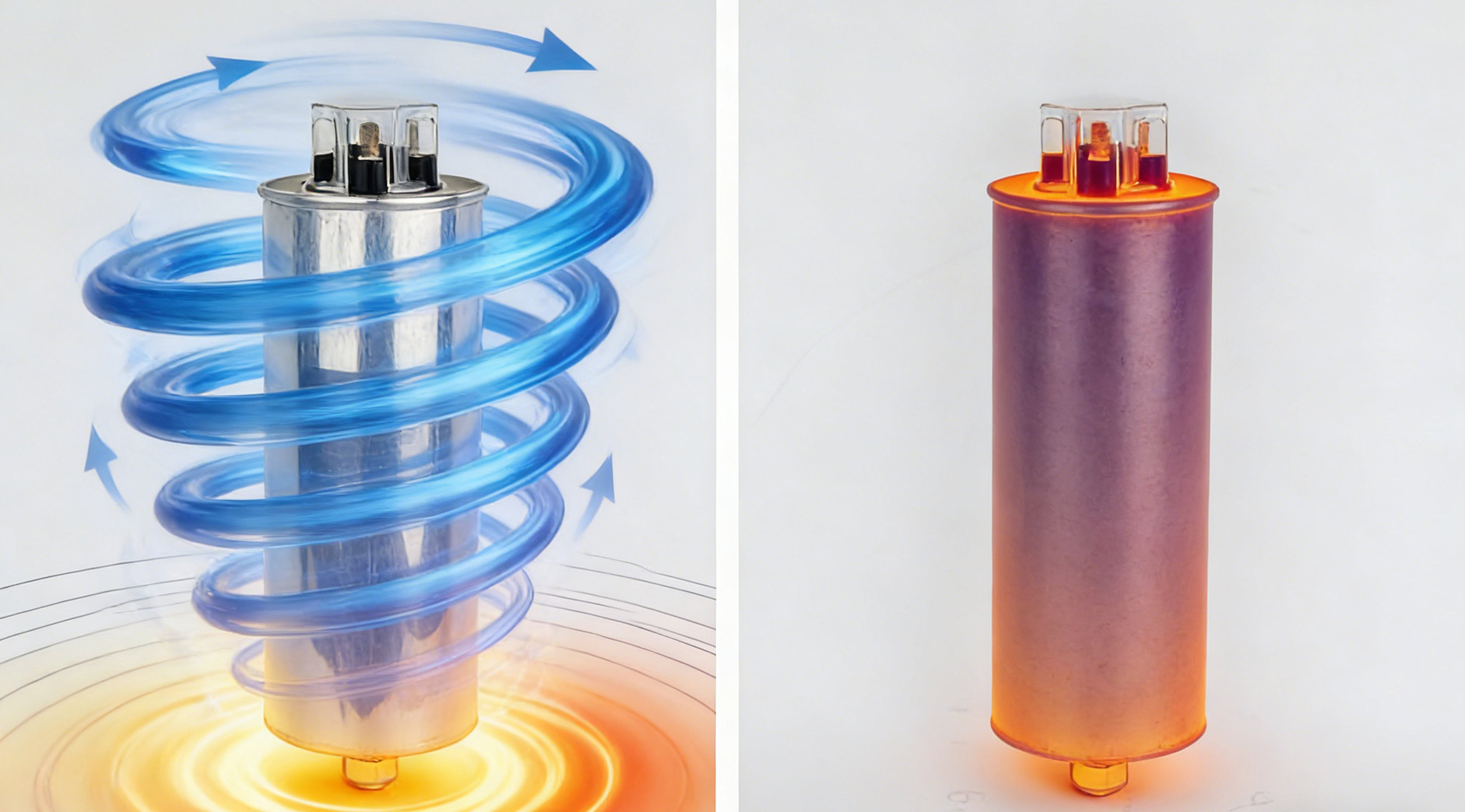 円筒形の低電圧自己修復シャント コンデンサの流体力学的利点: この形状がどのようにしてより優れた熱放散をもたらすのでしょうか?