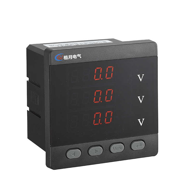 GY194U-K4シリーズLED LCD AC DC RS485 3位電圧計
